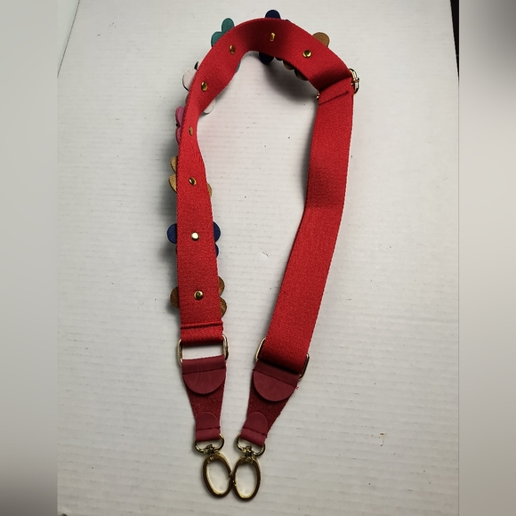 Replacement The Shoulder Bag Strap Red Multi Floral - Picture 5 of 8